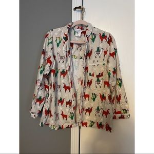 The Company Store Matching Llama Pajama Set